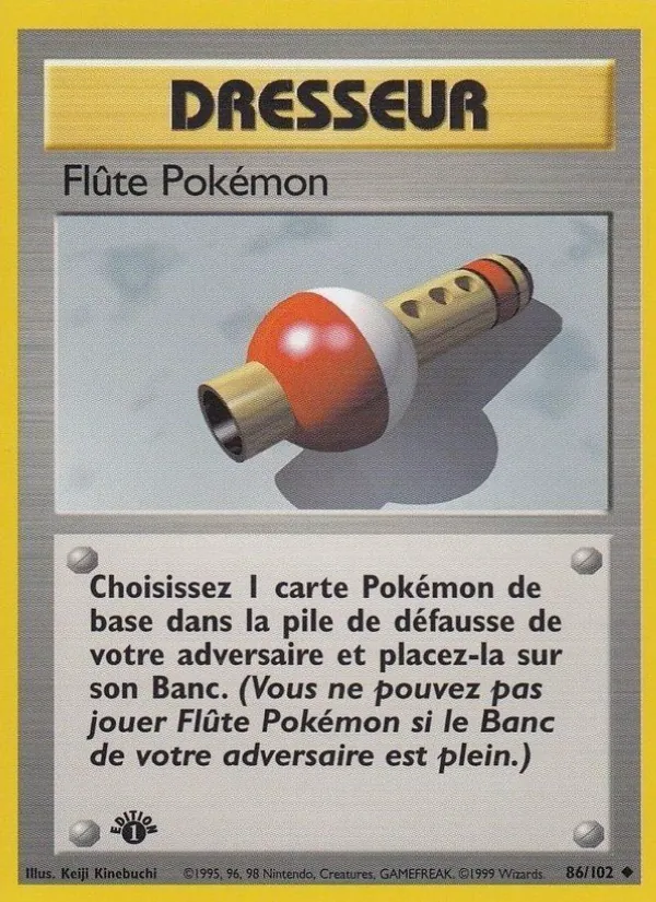 Flûte Pokémon – Set de Base 86