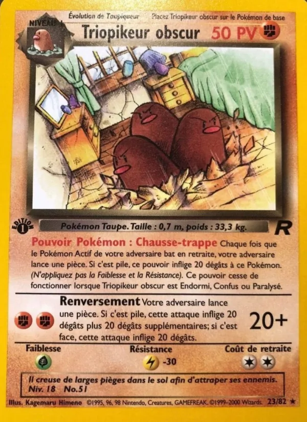 Triopikeur obscur – Team Rocket 23
