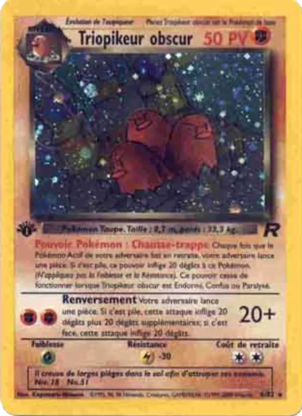 Triopikeur obscur – Team Rocket 6