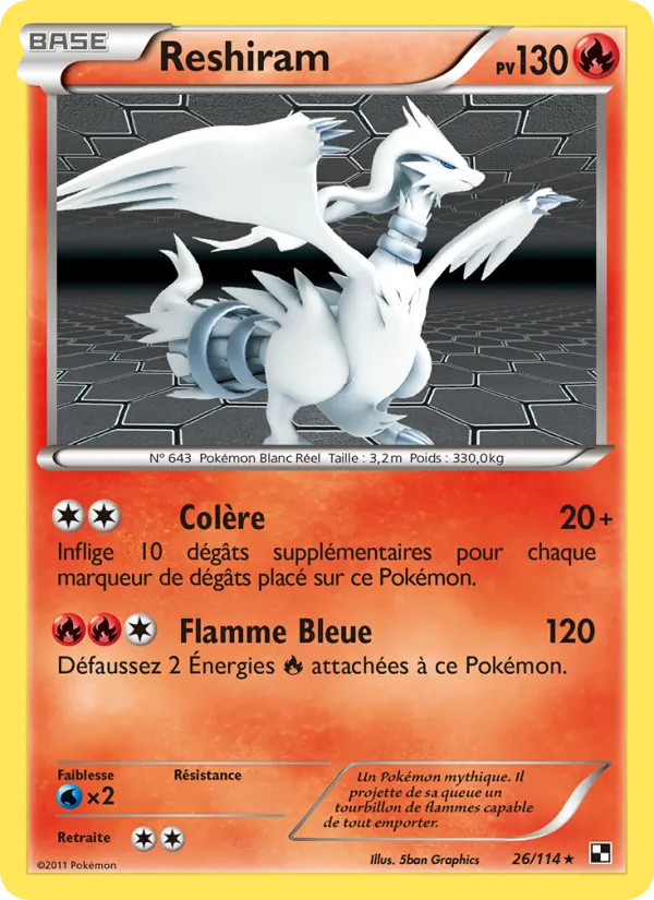 Reshiram – Noir & Blanc 26