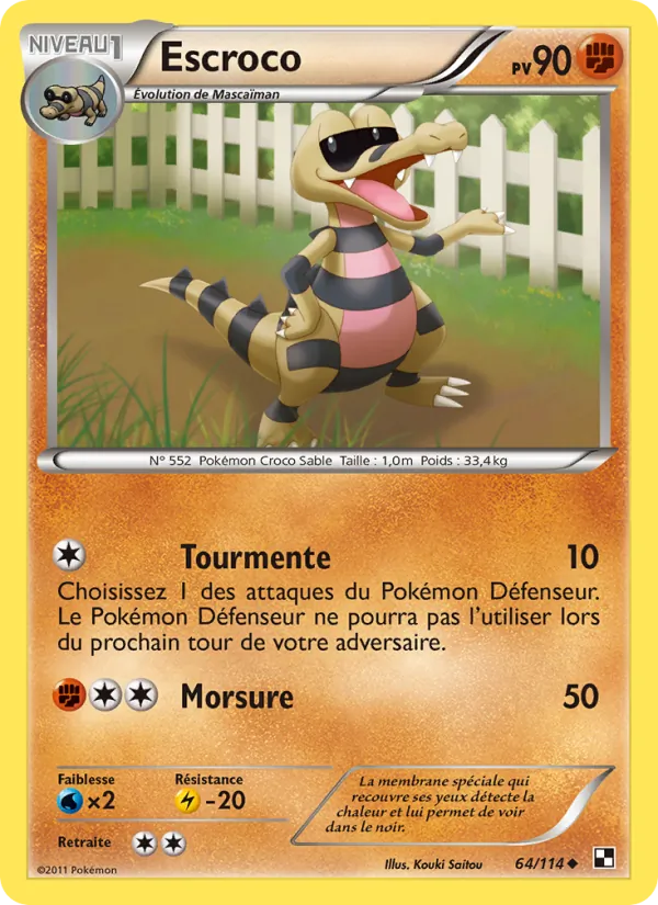 Escroco – Noir & Blanc 64