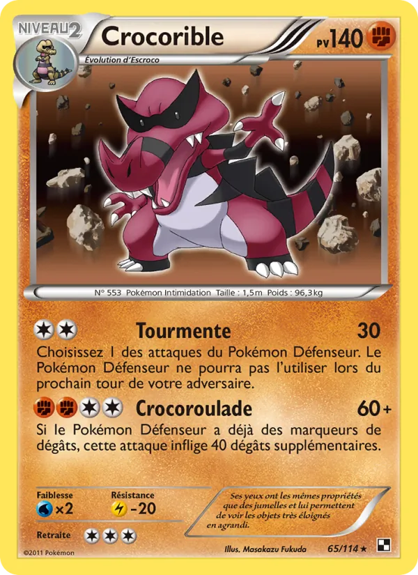 Crocorible – Noir & Blanc 65