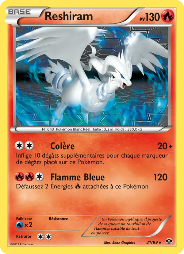 Reshiram – Destinées Futures 21
