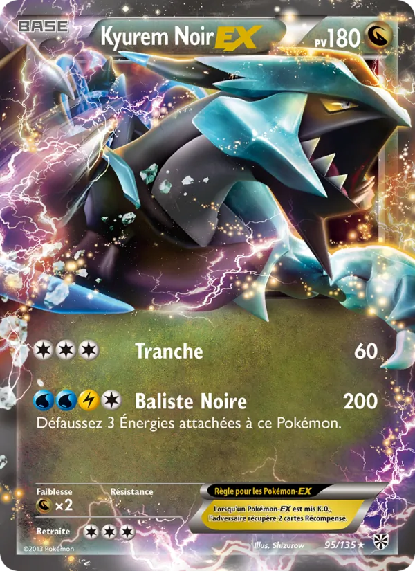 Kyurem Noir-EX – Tempète Plasma 95