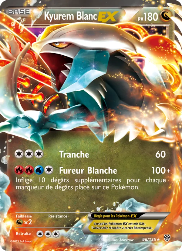 Kyurem Blanc EX – Tempète Plasma 96