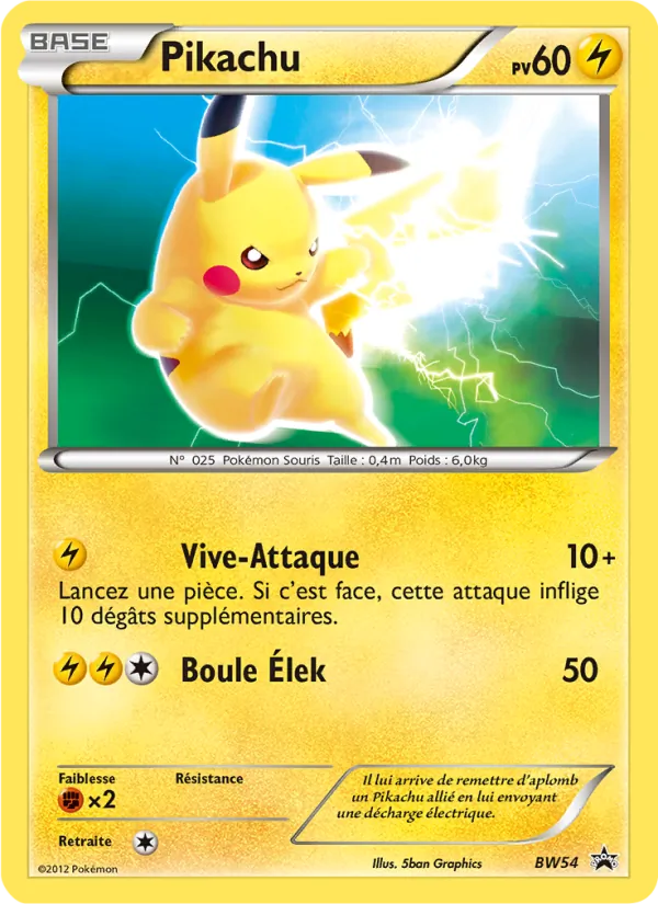 Pikachu – Promo BW BW54