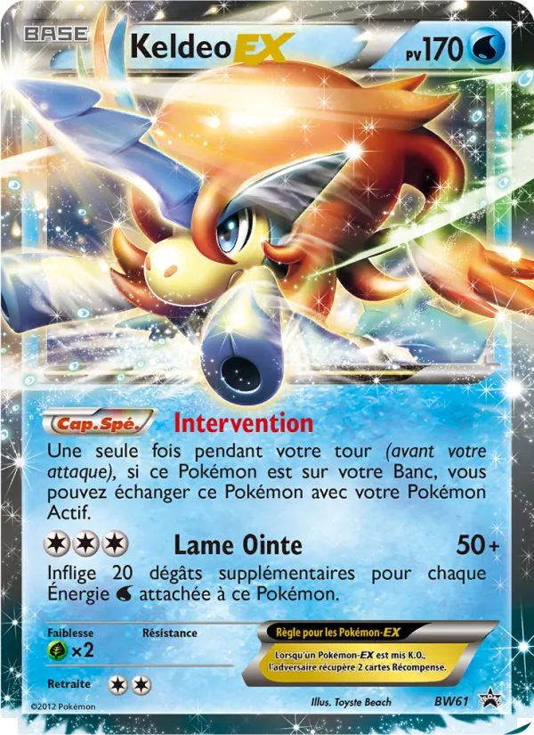 Keldeo ex – Promo BW BW61