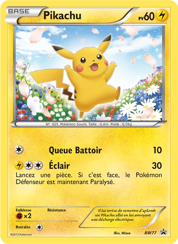 Pikachu – Promo BW BW77
