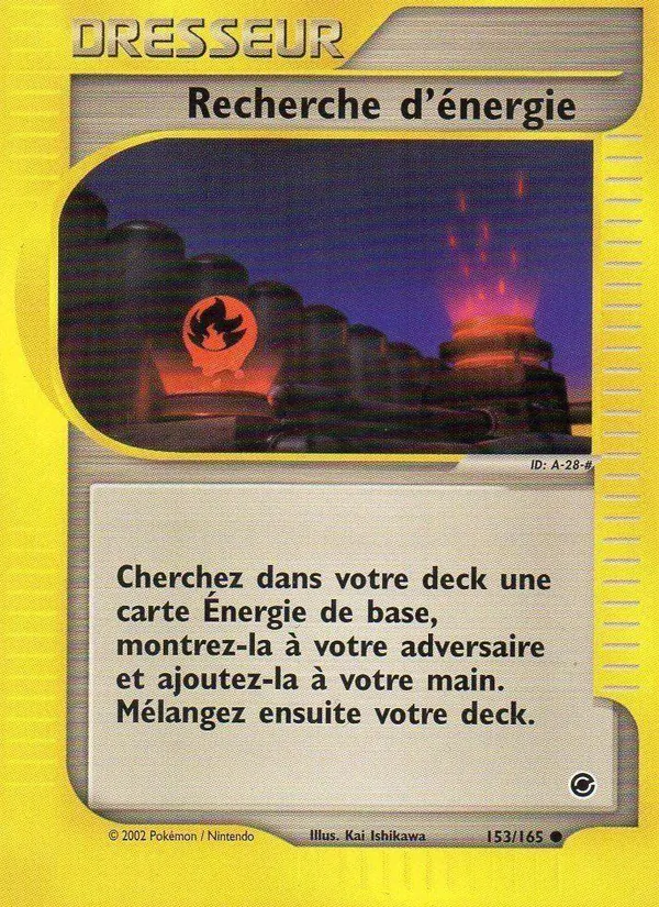 Recherche d'énergie – Expedition 153