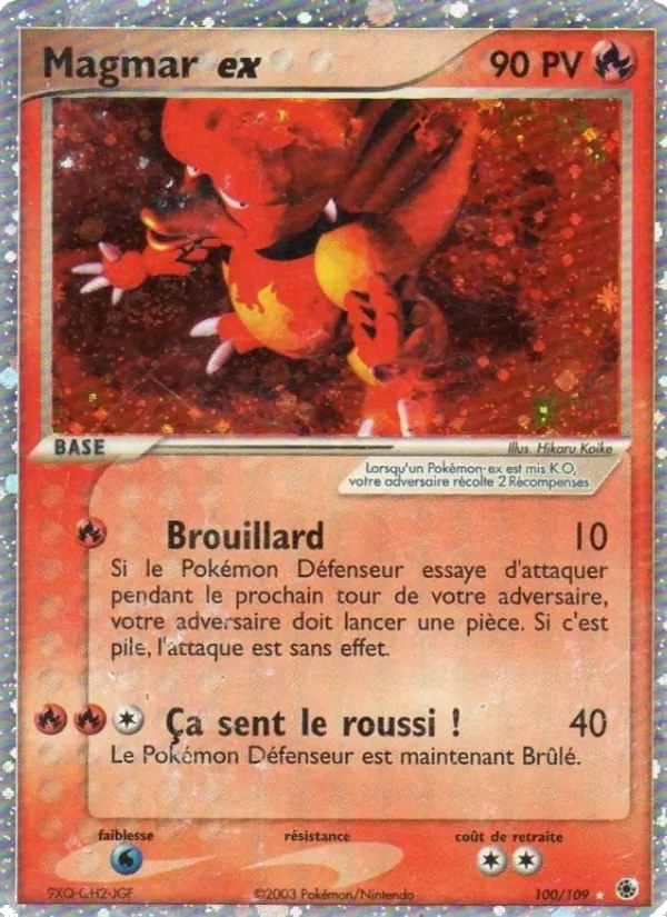 Magmar ex – EX Rubis & Saphir 100