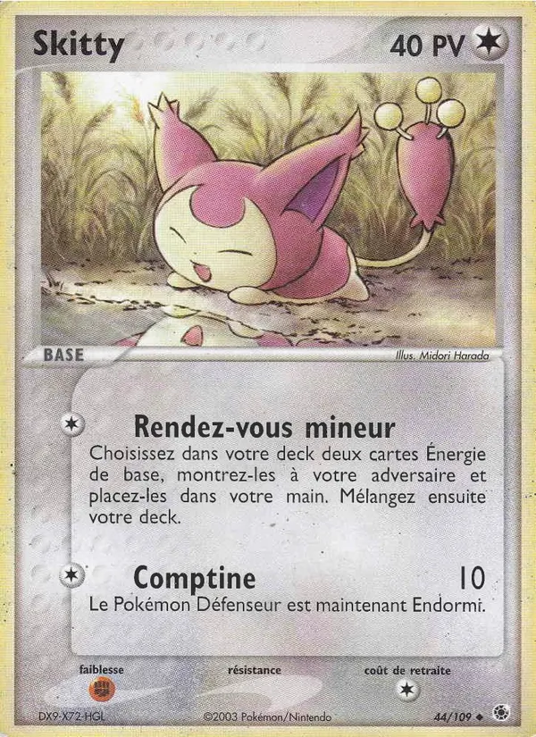 Skitty – EX Rubis & Saphir 44