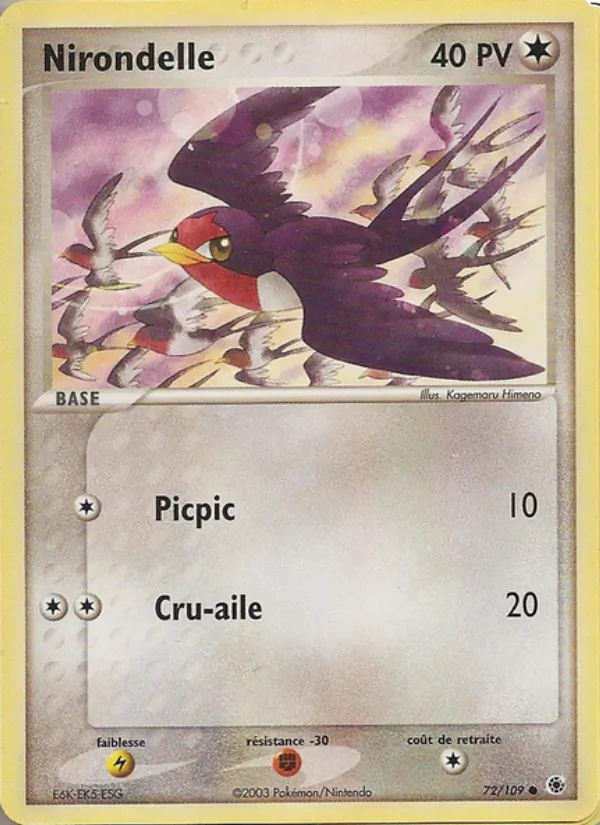 Nirondelle – EX Rubis & Saphir 72