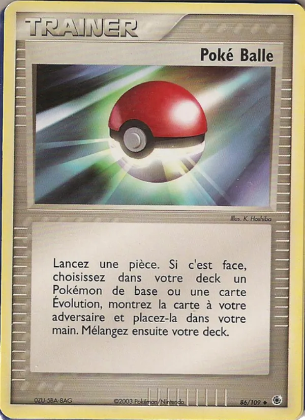 Poké Balle – EX Rubis & Saphir 86