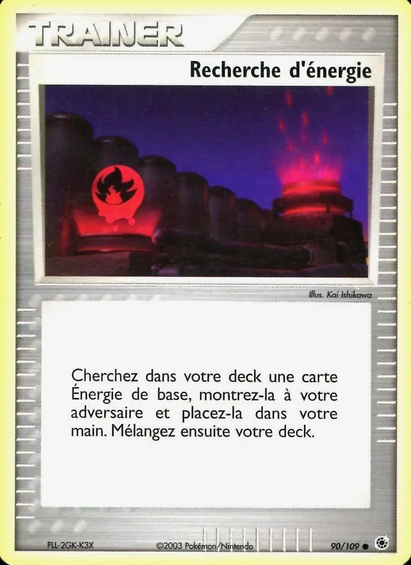 Recherche d'énergie – EX Rubis & Saphir 90
