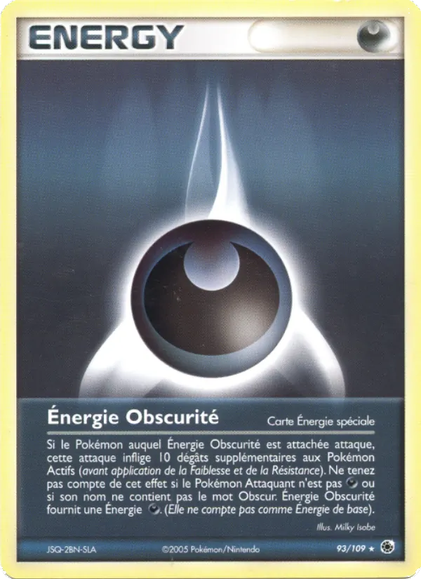 Énergie Obscurité – EX Rubis & Saphir 93
