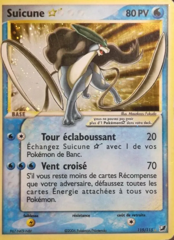 Suicune ☆ – EX Forces Cachées 115