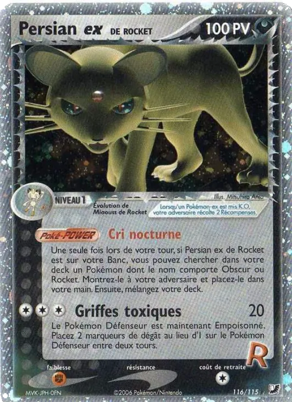 Persian ex de Rocket – EX Forces Cachées 116