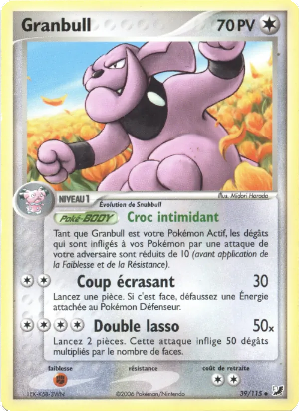 Granbull – EX Forces Cachées 39