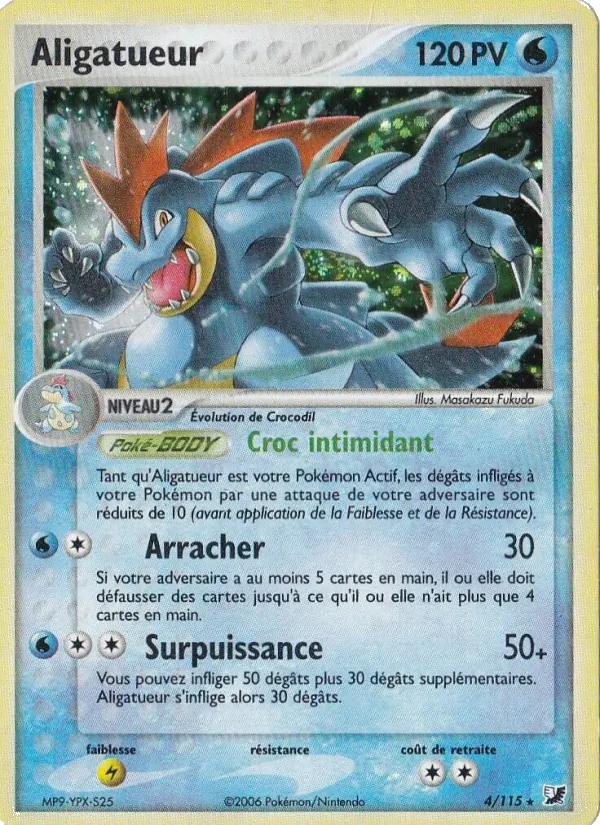 Aligatueur – EX Forces Cachées 4