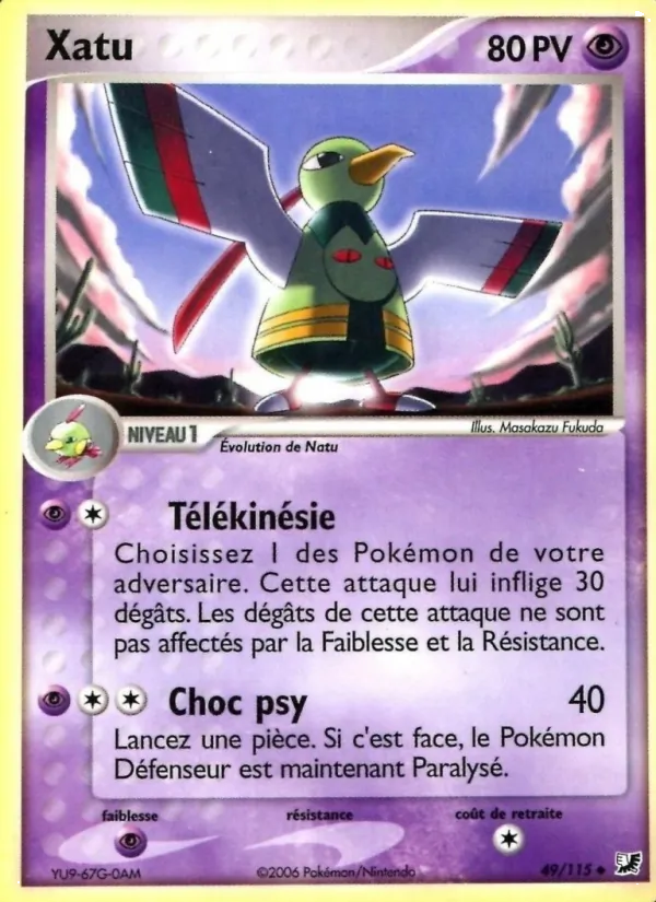 Xatu – EX Forces Cachées 49