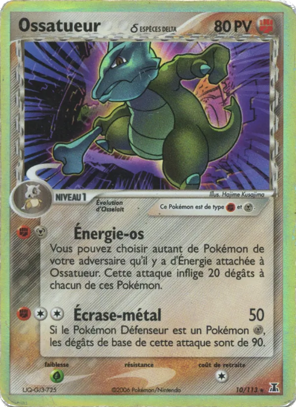 Ossatueur δ – EX Espèces Delta 10