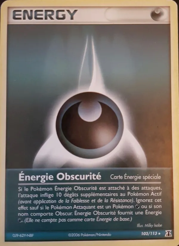 Énergie Obscurité – EX Espèces Delta 103