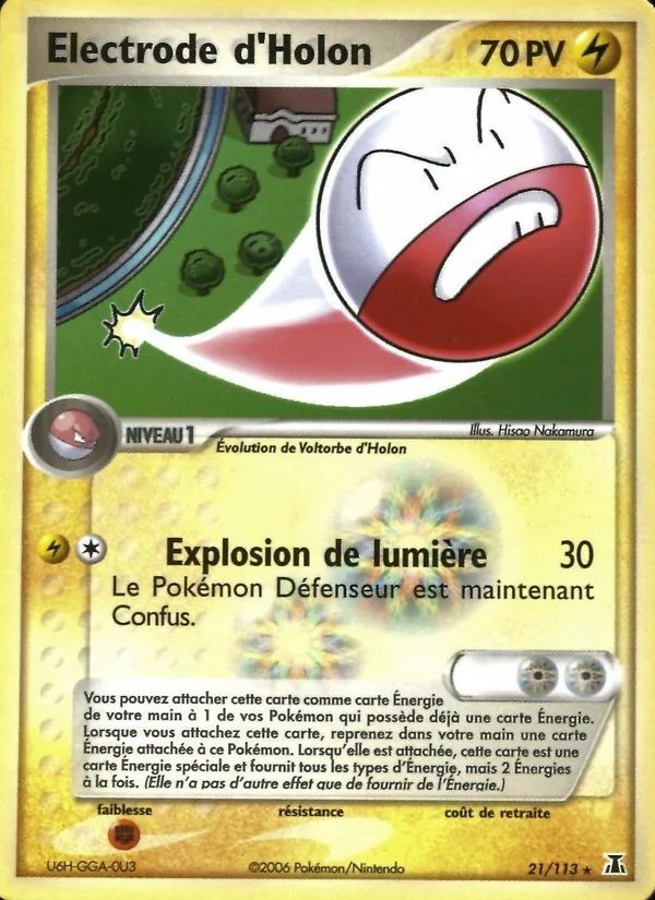 Electrode d'Holon – EX Espèces Delta 21