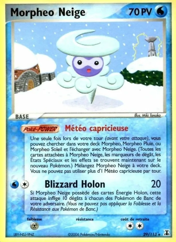Morpheo Neige – EX Espèces Delta 29