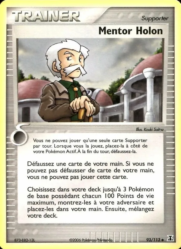 Mentor Holon – EX Espèces Delta 93
