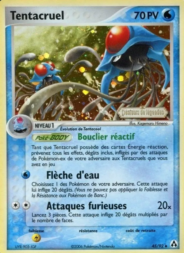 Tentacruel – EX Créateurs de légendes 45
