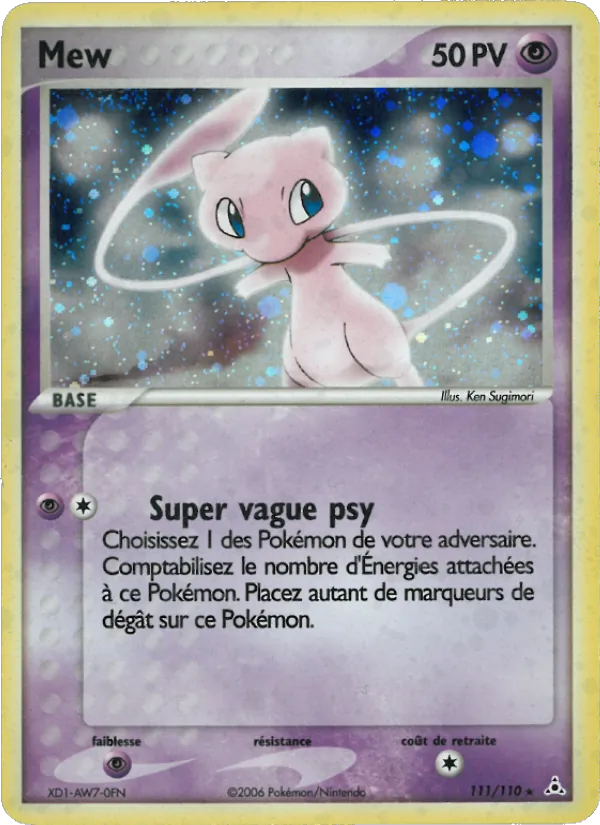 Mew – EX Fantômes Holon 111