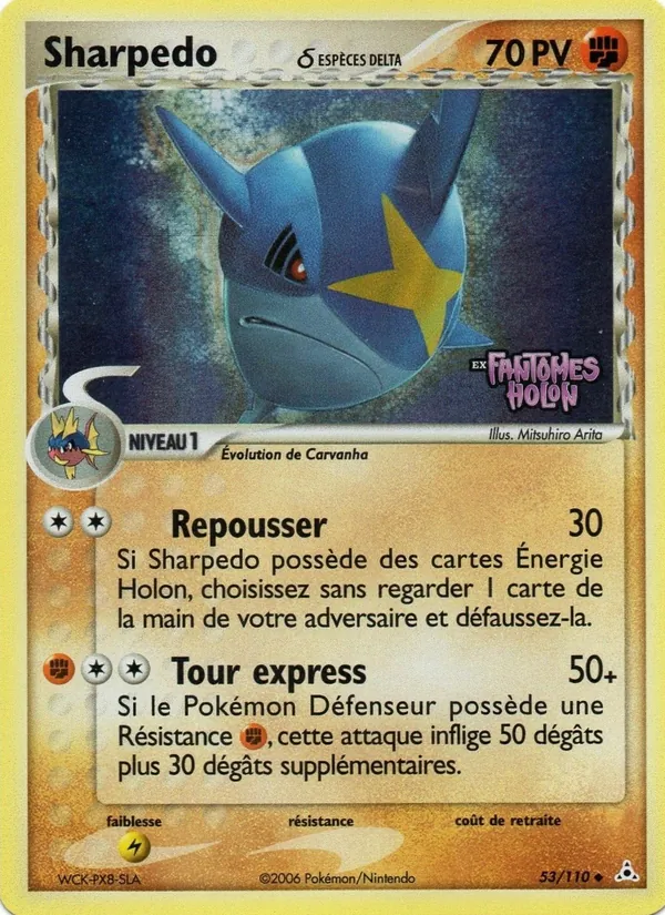Sharpedo δ – EX Fantômes Holon 53