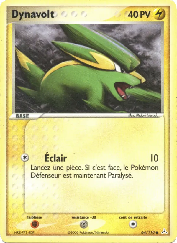 Dynavolt – EX Fantômes Holon 64
