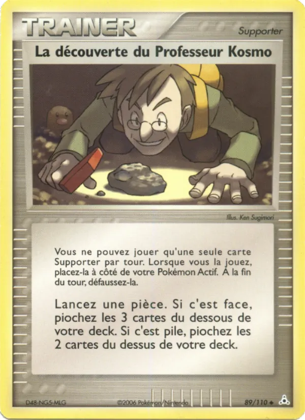 La découverte du Professeur Kosmo – EX Fantômes Holon 89
