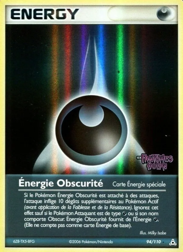 Énergie Obscurité – EX Fantômes Holon 94