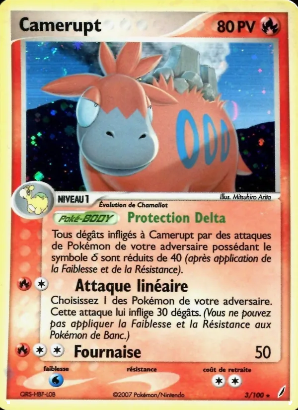 Camérupt – EX Gardiens de Cristal 3