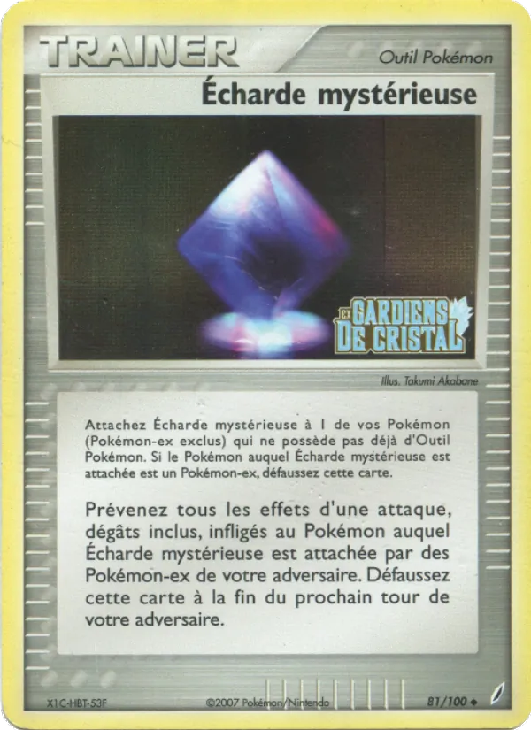 Écharde mystérieuse – EX Gardiens de Cristal 81