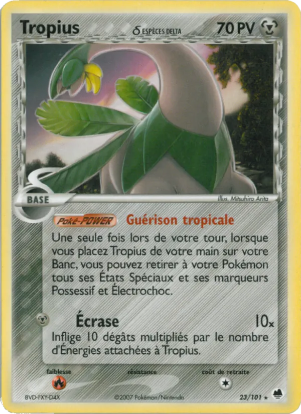 Tropius δ – EX Île des Dragons 23