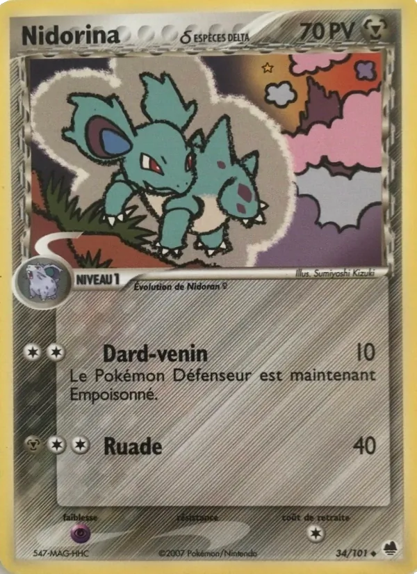 Nidorina δ – EX Île des Dragons 34