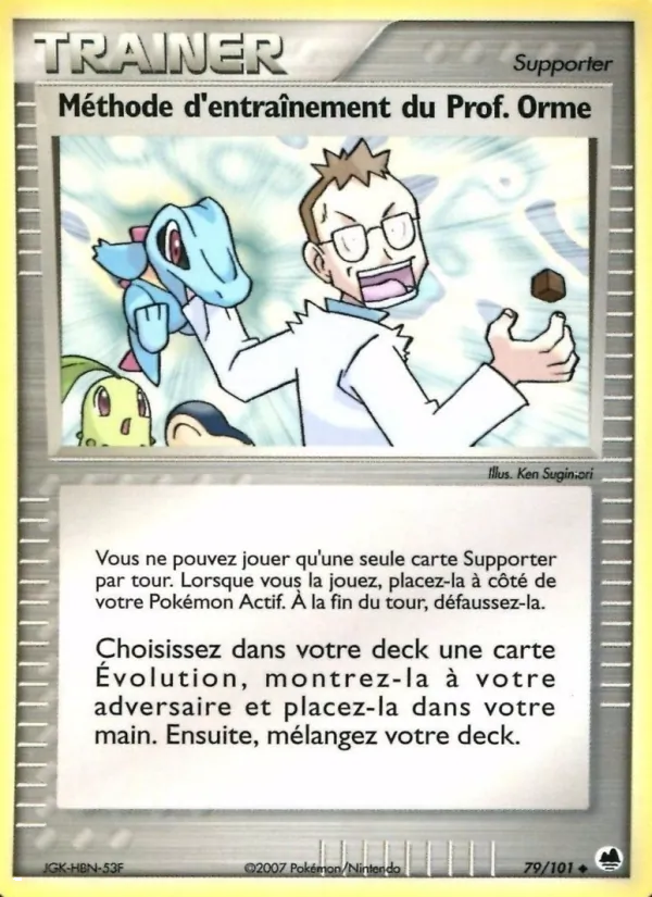 Méthode d'entraînement du Prof. Orme – EX Île des Dragons 79