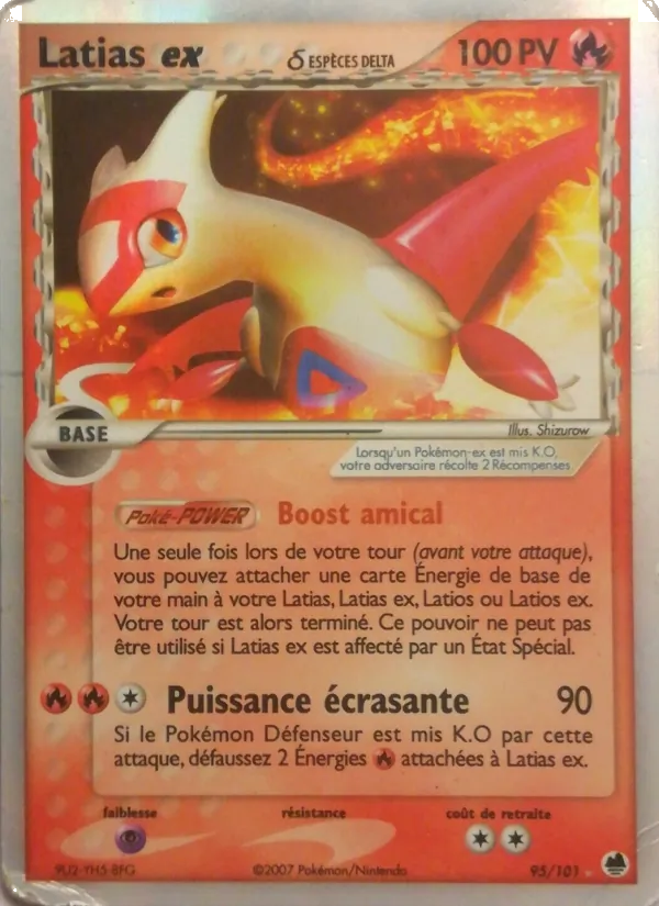 Latias ex δ – EX Île des Dragons 95
