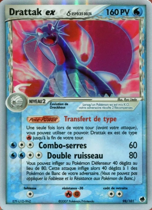 Drattak ex δ – EX Île des Dragons 98