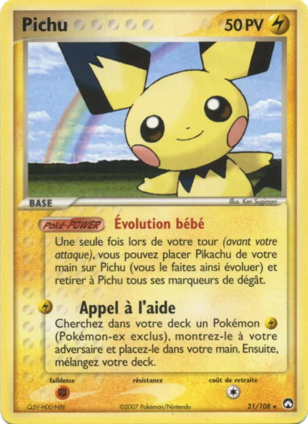 Pichu – EX Gardiens du Pouvoir 21