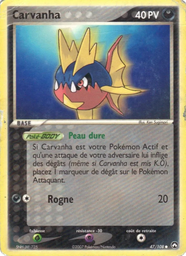 Carvanha – EX Gardiens du Pouvoir 47