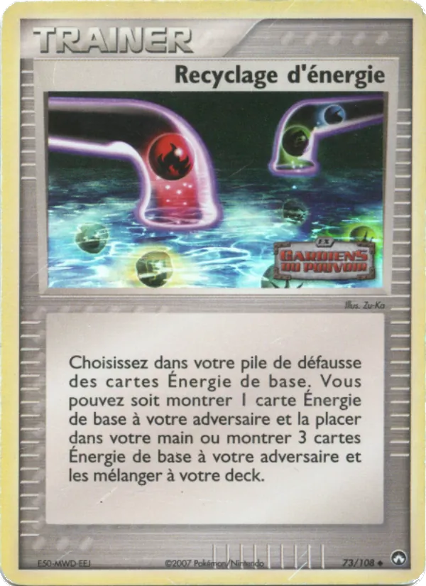 Recyclage d'énergie – EX Gardiens du Pouvoir 73