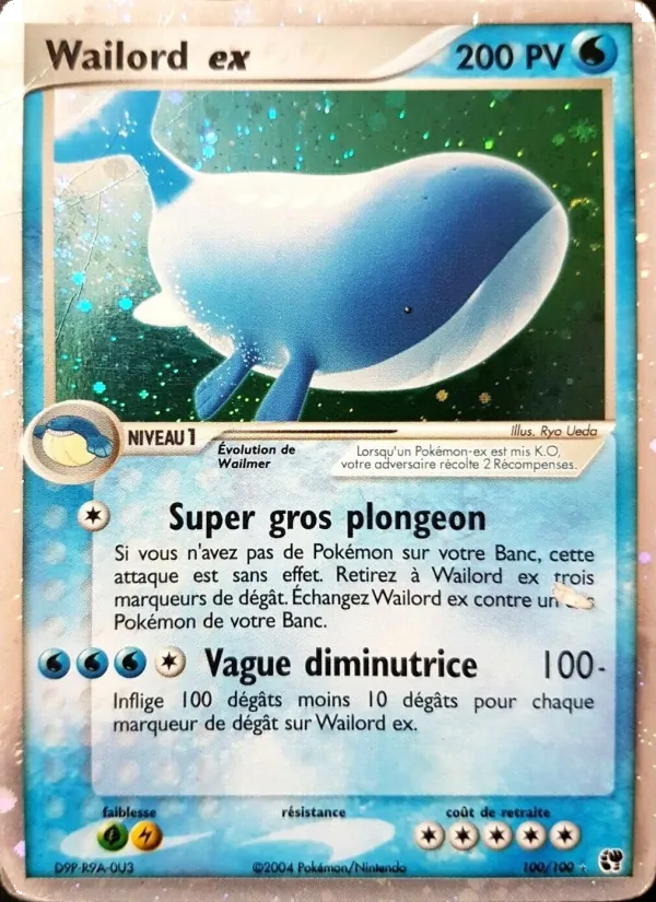 Wailord ex – EX Tempête de sable 100