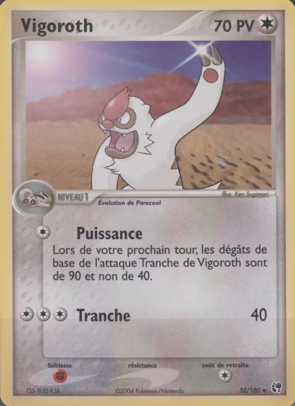 Vigoroth – EX Tempête de sable 52
