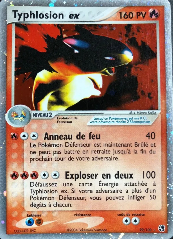 Typhlosion ex – EX Tempête de sable 99