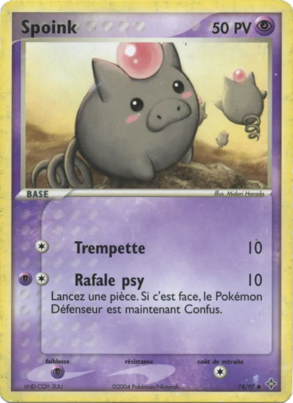 Spoink – EX Dragon 74