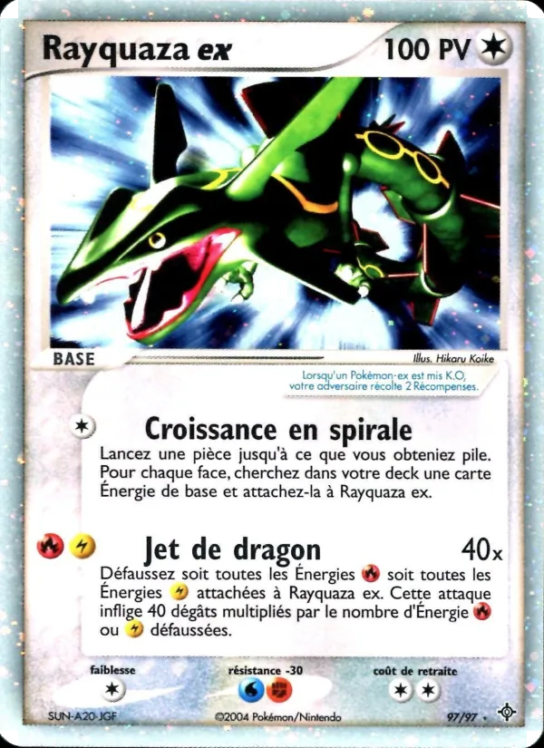 Rayquaza ex – EX Dragon 97